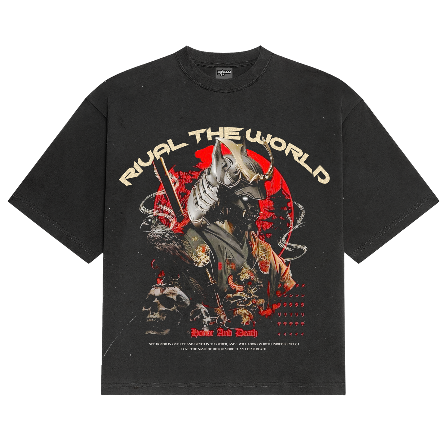 OVERSIZED T-SHIRT - HONOR & DEATH