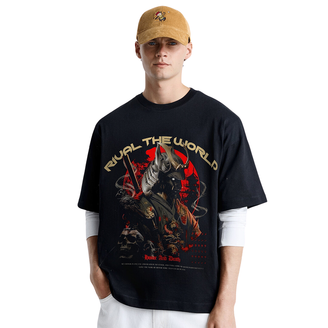 OVERSIZED T-SHIRT - HONOR & DEATH