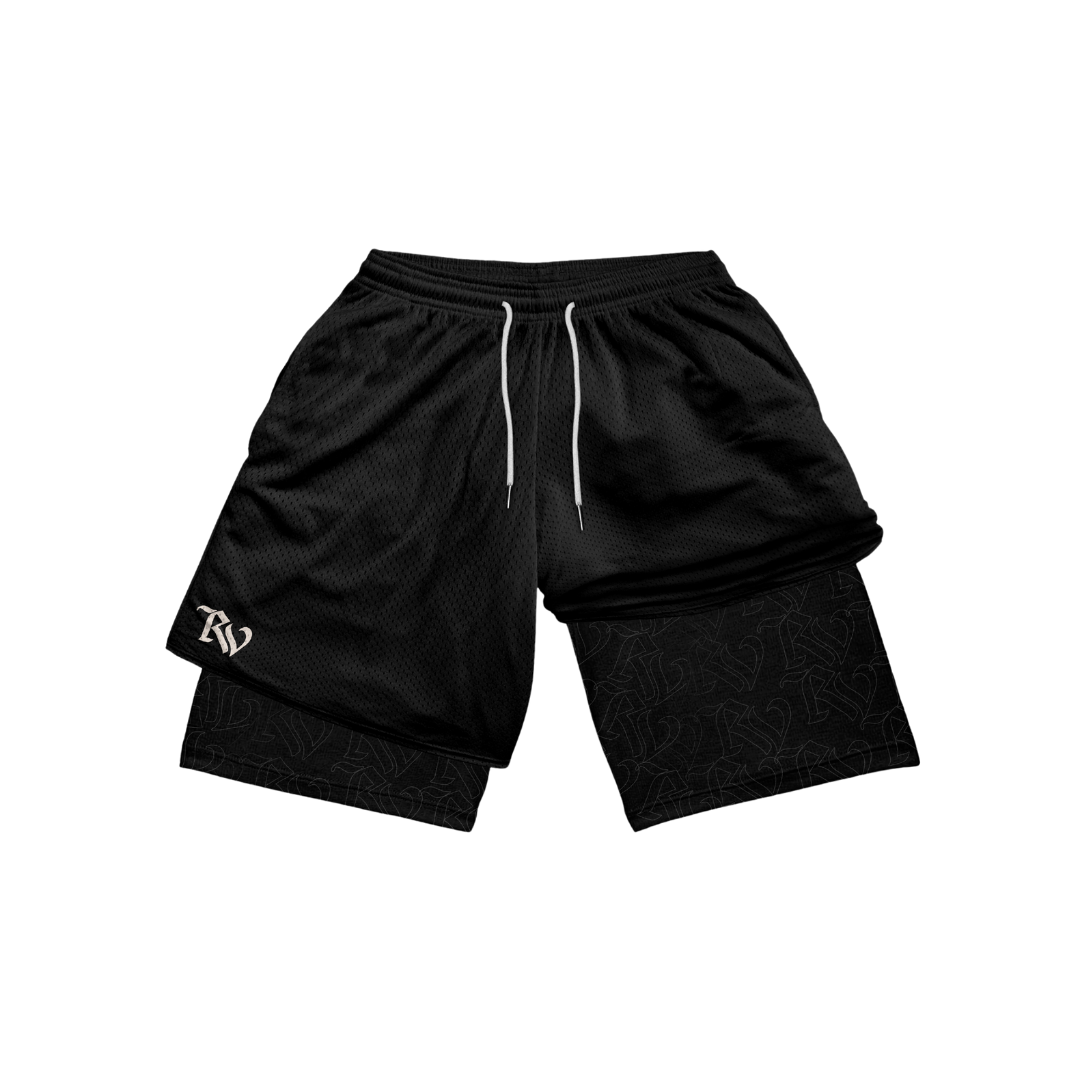 PERFORMANCE SHORTS - ALL BLACK