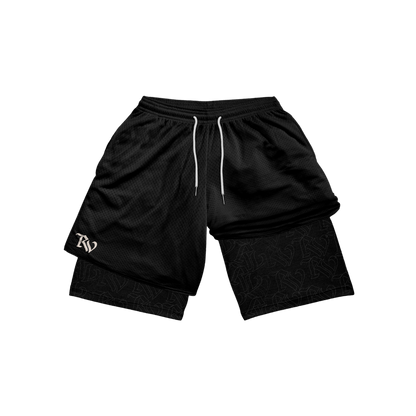 PERFORMANCE SHORTS - ALL BLACK