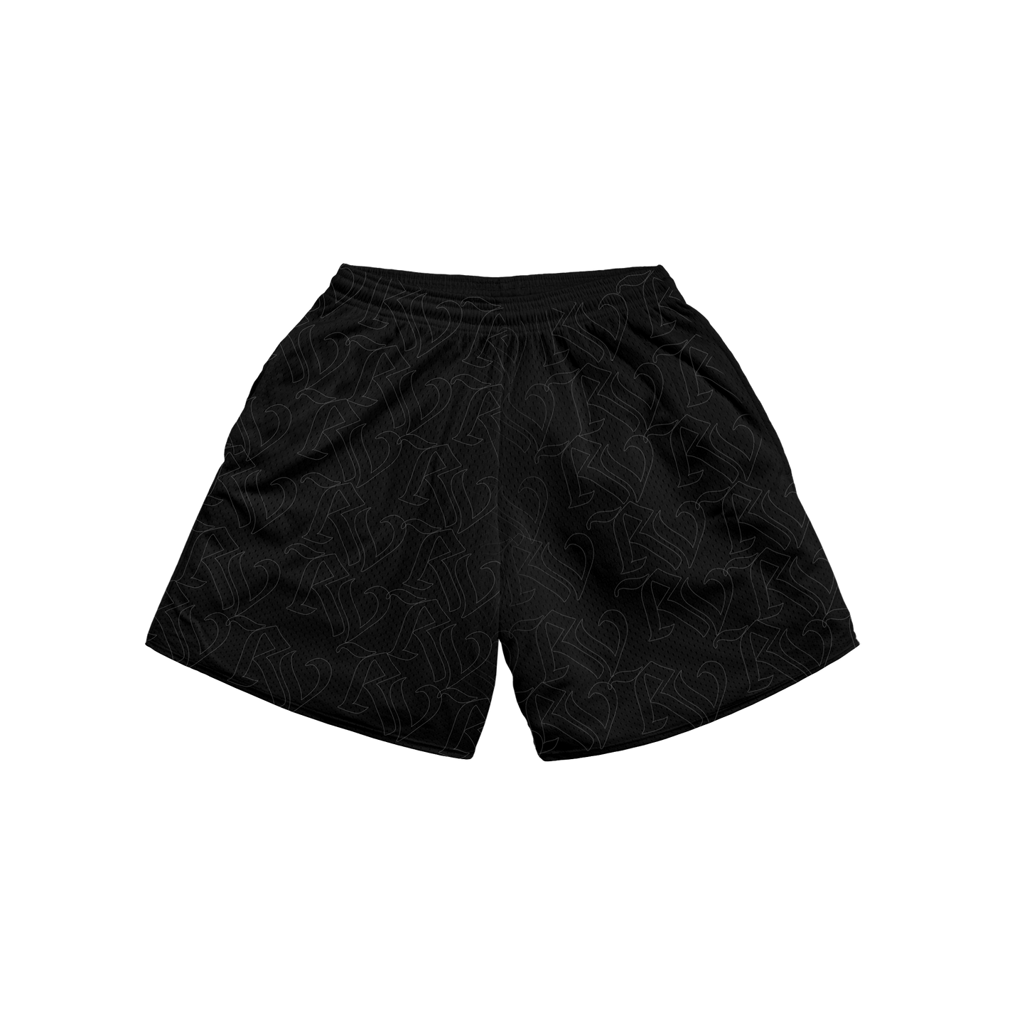 MESH SHORTS - BUTTERFLY SKULL